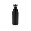 Deluxe Wasserflasche aus RCS recyceltem Stainless-Steel Farbe: schwarz