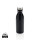 Deluxe Wasserflasche aus RCS recyceltem Stainless-Steel Farbe: schwarz