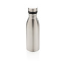 Deluxe Wasserflasche aus RCS recyceltem Stainless-Steel Farbe: silber