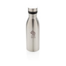 Deluxe Wasserflasche aus RCS recyceltem Stainless-Steel Farbe: silber