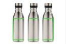 Deluxe Wasserflasche aus RCS recyceltem Stainless-Steel Farbe: silber