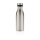 Deluxe Wasserflasche aus RCS recyceltem Stainless-Steel Farbe: silber