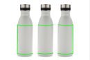 Deluxe Wasserflasche aus RCS recyceltem Stainless-Steel Farbe: weiß