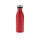 Deluxe Wasserflasche aus RCS recyceltem Stainless-Steel Farbe: rot