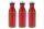 Deluxe Wasserflasche aus RCS recyceltem Stainless-Steel Farbe: rot