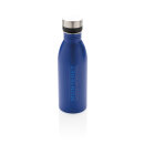 Deluxe Wasserflasche aus RCS recyceltem Stainless-Steel Farbe: blau