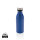 Deluxe Wasserflasche aus RCS recyceltem Stainless-Steel Farbe: blau