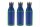 Deluxe Wasserflasche aus RCS recyceltem Stainless-Steel Farbe: blau