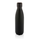 Eureka einwandige Wasserflasche aus RCS rec. Stainless-Steel Farbe: schwarz