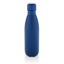 Eureka einwandige Wasserflasche aus RCS rec. Stainless-Steel Farbe: blau