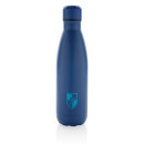 Eureka einwandige Wasserflasche aus RCS rec. Stainless-Steel Farbe: blau