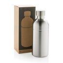 Soda Trinkflasche aus RCS-zertifiziertem Stainless-Steel Farbe: silber