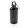 Aluminium Sportflasche mit Karabiner Farbe: schwarz