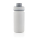 Sport Vakuum-Flasche aus Stainless Steel 550ml Farbe: weiß, grau