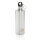 XL Aluminium Flasche mit Karabiner Farbe: silber, schwarz