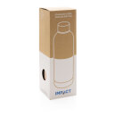 Impact doppelwandige Stainless Steel Vakuum-Flasche Farbe: braun