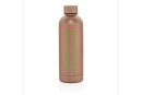 Impact doppelwandige Stainless Steel Vakuum-Flasche Farbe: braun