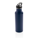Deluxe Sportflasche aus Edelstahl Farbe: navy blau