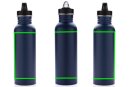 Deluxe Sportflasche aus Edelstahl Farbe: navy blau