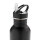 Deluxe Sportflasche aus Edelstahl Farbe: schwarz