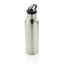 Deluxe Sportflasche aus Edelstahl Farbe: silber