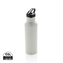 Deluxe Sportflasche aus Edelstahl Farbe: off white