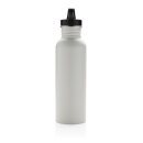 Deluxe Sportflasche aus Edelstahl Farbe: off white