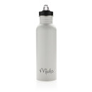 Deluxe Sportflasche aus Edelstahl Farbe: off white