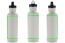 Deluxe Sportflasche aus Edelstahl Farbe: off white