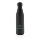 Einfarbige Vakuumisolierte Stainless Steel Flasche Farbe: schwarz