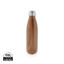 Vakuumisolierte Stainless Steel Flasche mit Holzoptik...