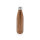 Vakuumisolierte Stainless Steel Flasche mit Holzoptik Farbe: braun