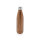 Vakuumisolierte Stainless Steel Flasche mit Holzoptik Farbe: braun