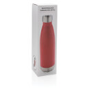 Vakuumisolierte Stainless Steel Flasche Farbe: rot