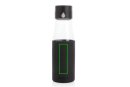 Ukiyo Trink-Tracking-Flasche aus Glas mit Hülle Farbe: schwarz