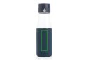 Ukiyo Trink-Tracking-Flasche aus Glas mit Hülle Farbe: blau