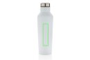 Moderne Vakuum-Flasche aus Stainless Steel Farbe: weiß