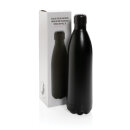 Solid Color Vakuum Stainless-Steel Flasche 1L Farbe: schwarz