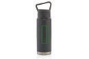 Auslaufsichere Vakuum-Flasche mit Tragegriff Farbe: grau