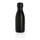 Solid Color Vakuum Stainless-Steel Flasche 260ml Farbe: schwarz