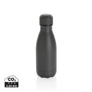 Solid Color Vakuum Stainless-Steel Flasche 260ml Farbe: grau