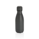 Solid Color Vakuum Stainless-Steel Flasche 260ml Farbe: grau