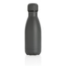 Solid Color Vakuum Stainless-Steel Flasche 260ml Farbe: grau