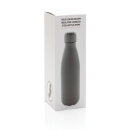 Solid Color Vakuum Stainless-Steel Flasche 260ml Farbe: grau