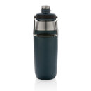 1L Vakuum StainlessSteel Flasche mit Dual-Deckel-Funktion Farbe: navy blau