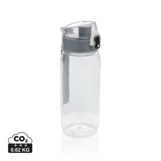 Yide RCS  rPET verschließbare Wasserflasche 600ml Farbe: transparent