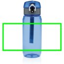 Yide RCS  rPET verschließbare Wasserflasche 600ml Farbe: blau