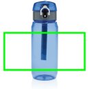 Yide RCS  rPET verschließbare Wasserflasche 600ml Farbe: blau