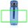 Yide RCS  rPET verschließbare Wasserflasche 600ml Farbe: blau