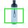 Impact auslaufsichere Wasserflasche aus RCS recyc. PET 600ml Farbe: navy blau